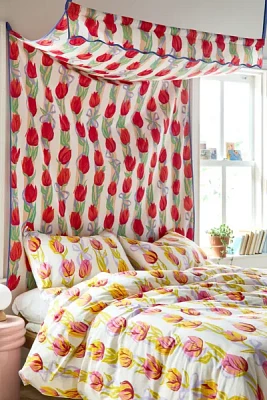 Quinn Cotton Canopy Headboard