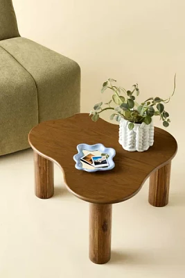 Bali Organic Shaped Wood Coffee Table
