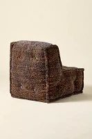 Reema Patterned Velvet Bean Bag Lounge Chair