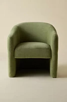 Skye Curving Upholstered Arm Chair