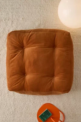 Finn Velvet Square Floor Pillow