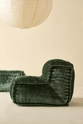 Evie Velvet Bean Bag Lounge Chair