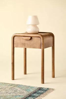 Benji Wood Storage Nightstand