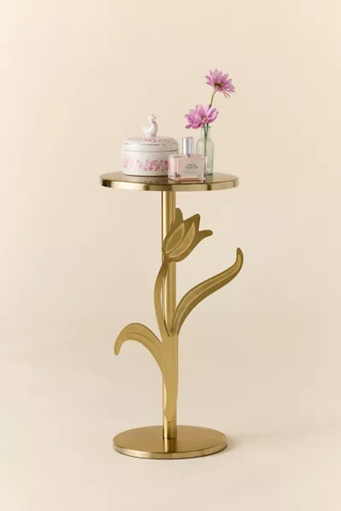 Tulip Metal Side Table