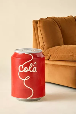 Soda Can Ceramic Side Table