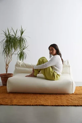Dylan Velvet Bean Bag Sofa