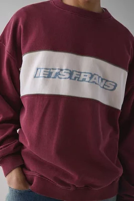 iets frans… Logo Panel Crew Neck Sweatshirt