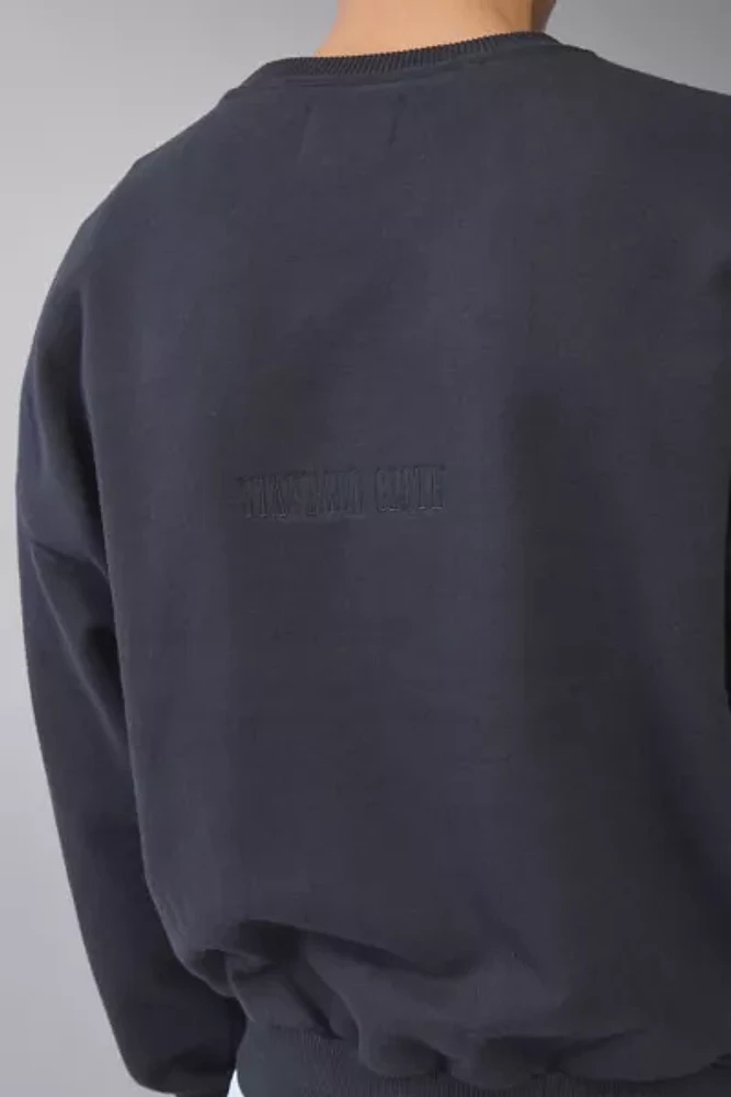 Standard Cloth Jump Shot Cocoon Crew Neck Sweatshirt