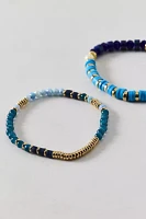 Color Pop Mixed Beaded Stretch Bracelet Set
