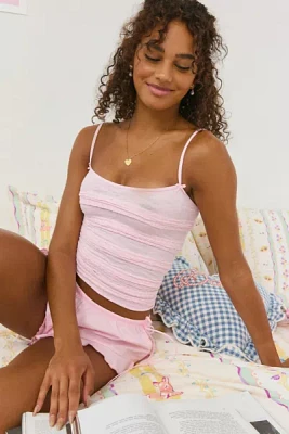 Out From Under Ophelia Ruffle Cropped Cami