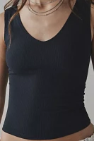 BDG Too Perfect V-Neck Cropped Tank Top
