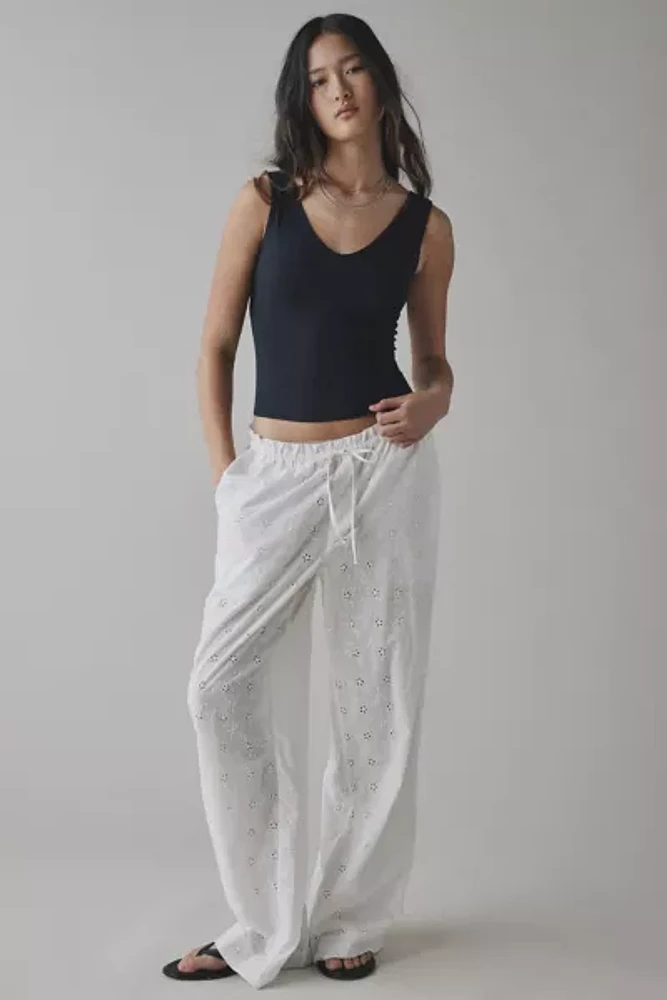 BDG Too Perfect V-Neck Cropped Tank Top
