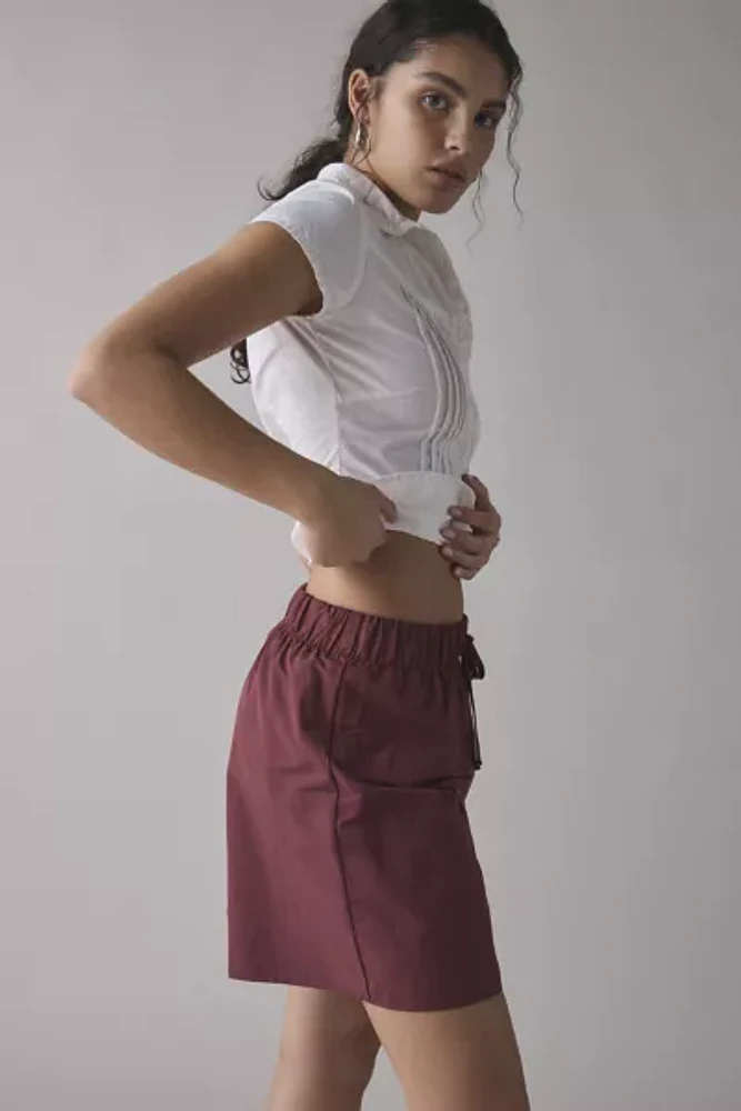 ReMADE By UO Remnants Pull-On Nylon Short