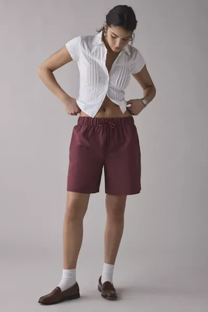 ReMADE By UO Remnants Pull-On Nylon Short
