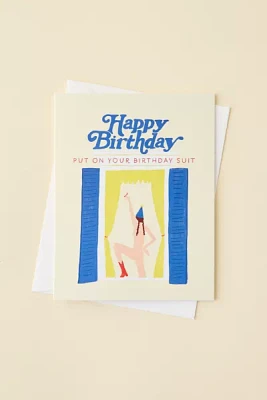 Karen Schipper Birthday Suit Birthday Card