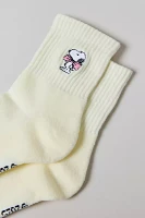 Peanuts Snoopy Icon Quarter Crew Sock