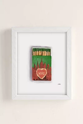 carolineellisart NYC Matchbox Art Print
