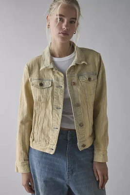 ReMADE By UO Overdyed Fitted Denim Jacket
