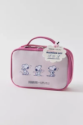 Célavi X Peanuts Snoopy Makeup Sponge & Travel Case Set