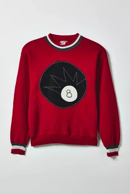 Vintage By Magg’S Rags 8 Ball Patchwork Graphic Ringer Pullover