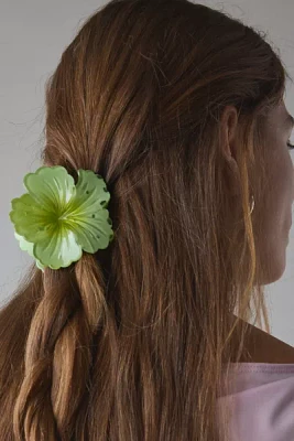 Hibiscus Flower Claw Clip