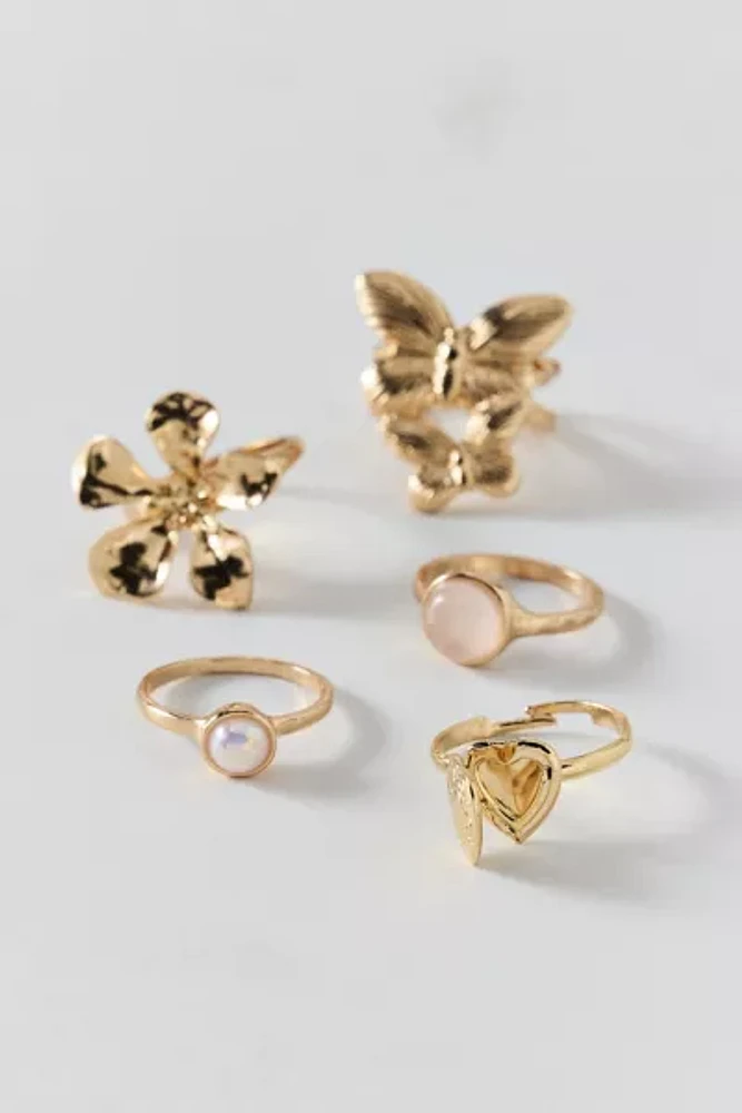 Mariposa Butterfly Ring Set