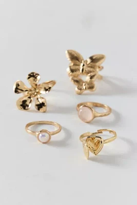 Mariposa Butterfly Ring Set