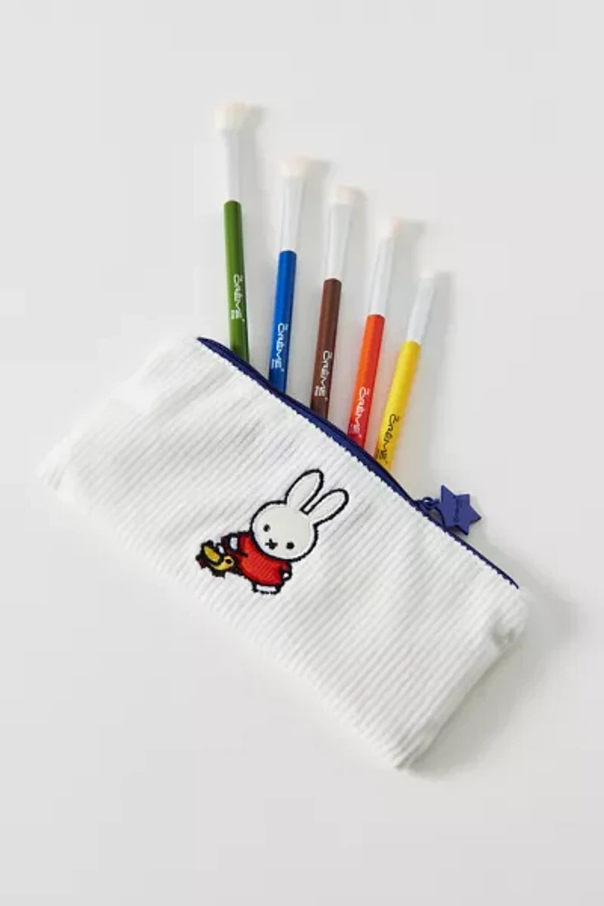 The Crème Shop X Miffy Everyday Essentials Eyeshadow Brush & Makeup Bag Set