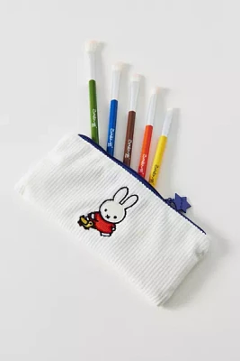 The Crème Shop X Miffy Everyday Essentials Eyeshadow Brush & Makeup Bag Set