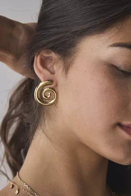 Statement Swirl Waterproof Earring