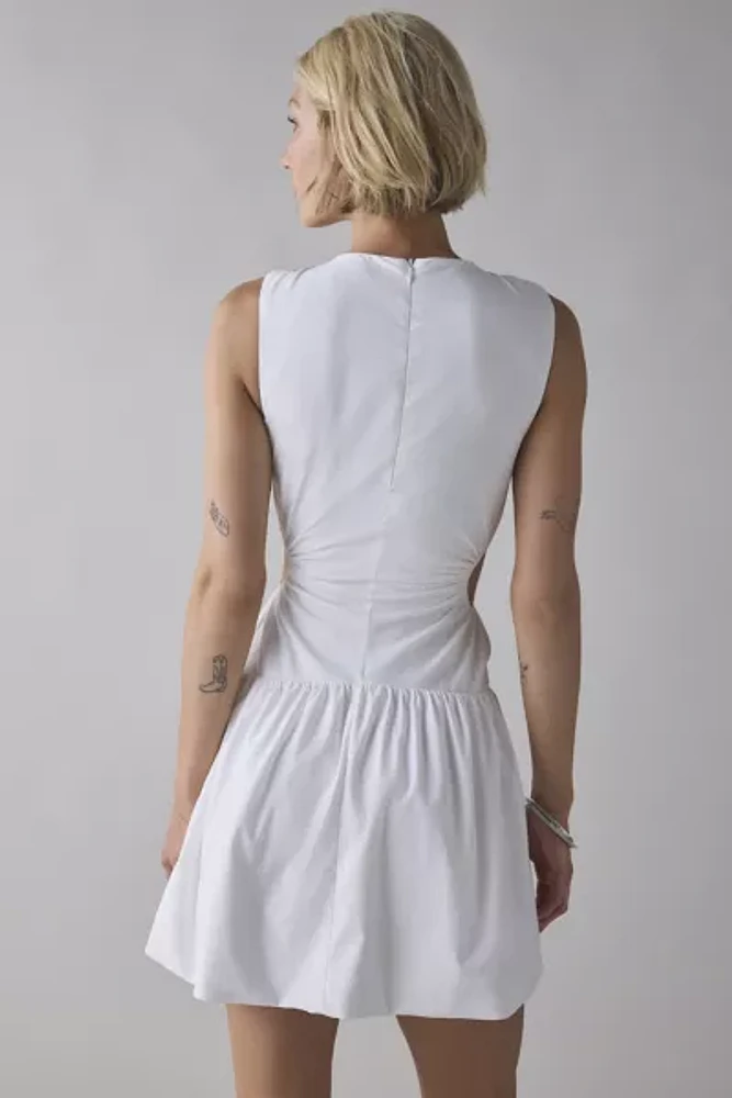 UO Ella Side Cutout Drop Waist Mini Dress