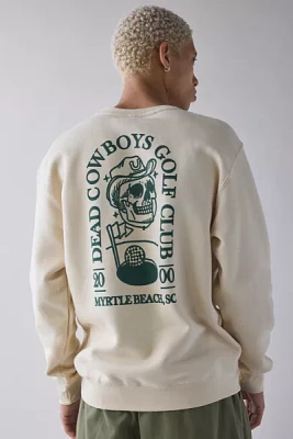 Dead Cowboys Golf Club Graphic Crew Neck Sweatshirt
