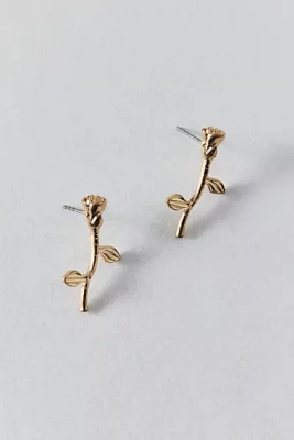 Rose Flower Post Earring