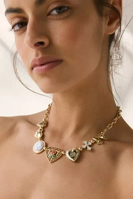 Belladona Cameo Heart Locket Necklace