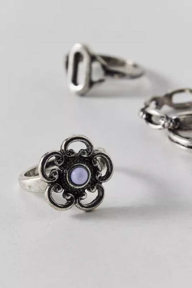 Anya Flower Ring Set