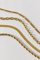 Essential Waterproof Chain Layering Necklace Set