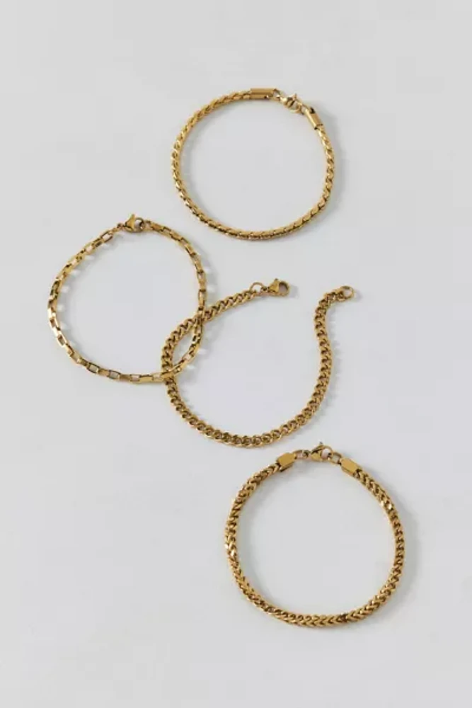 Essential Waterproof Chain Bracelet Set