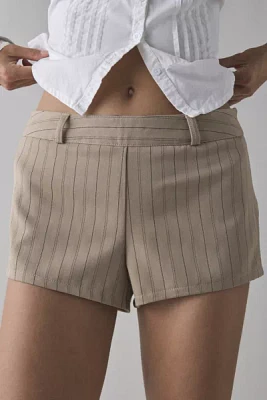 BDG Karina Menswear Low-Rise Micro Short