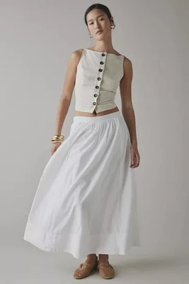 ReMADE By UO Made LA EcoVero™ Linen Button Front Tank Top