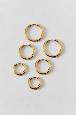 Essential Waterproof Tube Hoop Earring Set