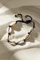 Knotted Cord Shell Bracelet