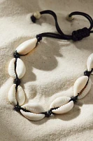 Knotted Cord Shell Bracelet