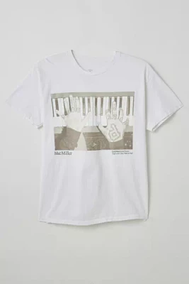 Mac Miller Piano Photo Graphic Tee