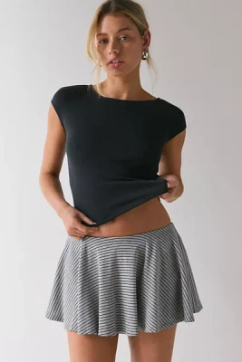 ReMADE By UO Remnants Striped Mini Skirt