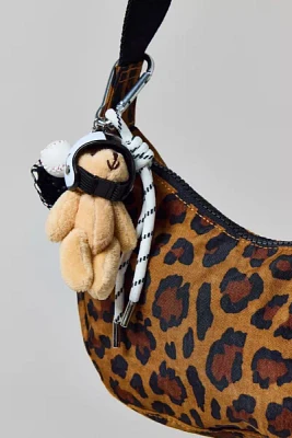 Baseball Teddy Bear Keychain