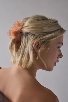 Triple Hibiscus Floral Claw Clip