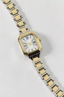 Mixed Metal Rectangle Watch