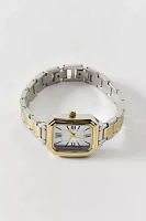 Mixed Metal Rectangle Watch