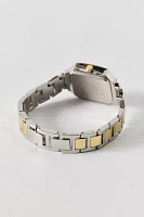 Mixed Metal Rectangle Watch