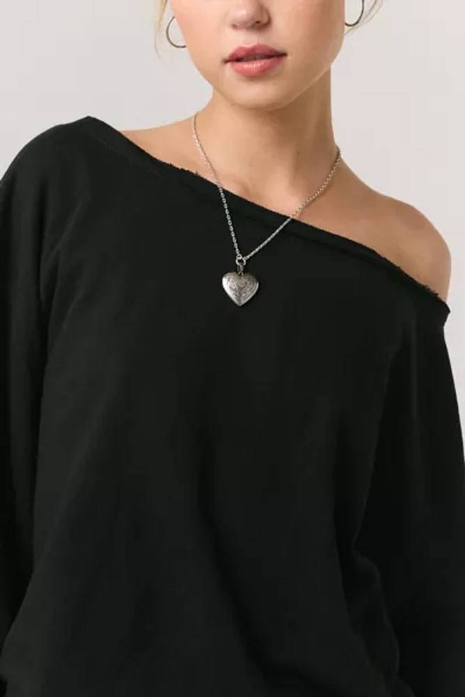 Out From Under Ariana Oversized Off-The-Shoulder Sweatshirt